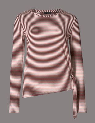 Loose Fit Pull On Round Neck Top